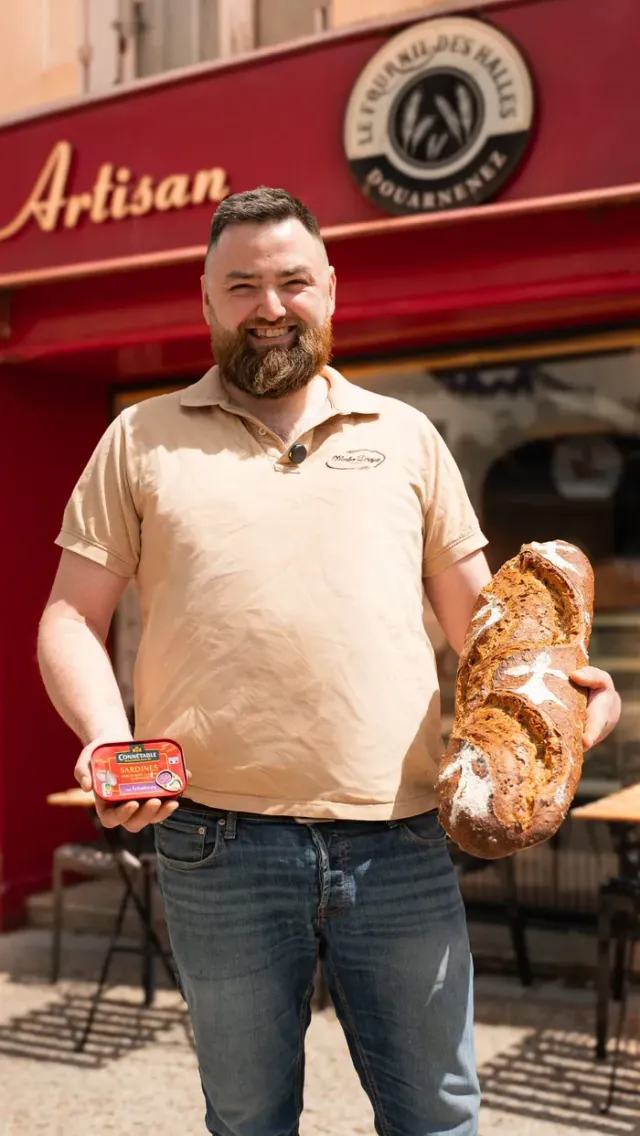 Le meilleur pain pour la meilleure sardine.