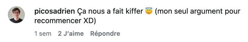 Commentaire d’internaute — campagne Armor Délices
